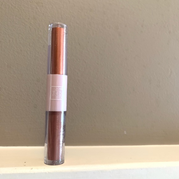 NWT Full Size! THE BEAUTY CROP Liquid Eyeshadow Duo “CINNAMON & FUDGE” - Picture 8 of 8